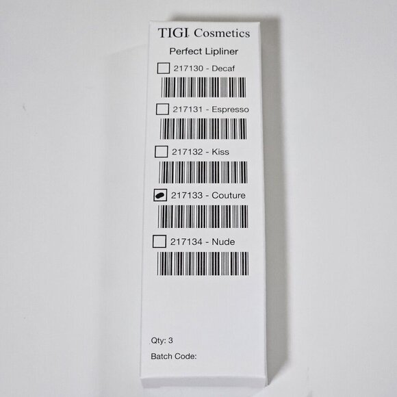 TIGI Couture Perfect Lipliner Lot of 3 0.04 Ounce 1.2 g Each Made in Germany NIB - Picture 3 of 13